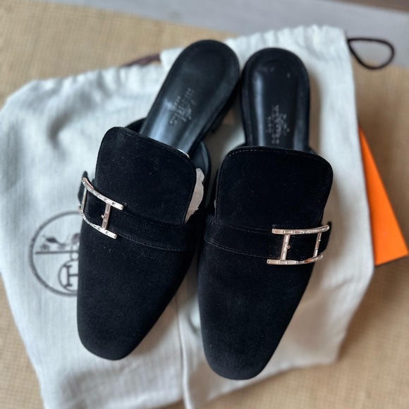 Authentic HERMES beauty mule SIZE 38 with box and dust bag - Picture 7 of 7